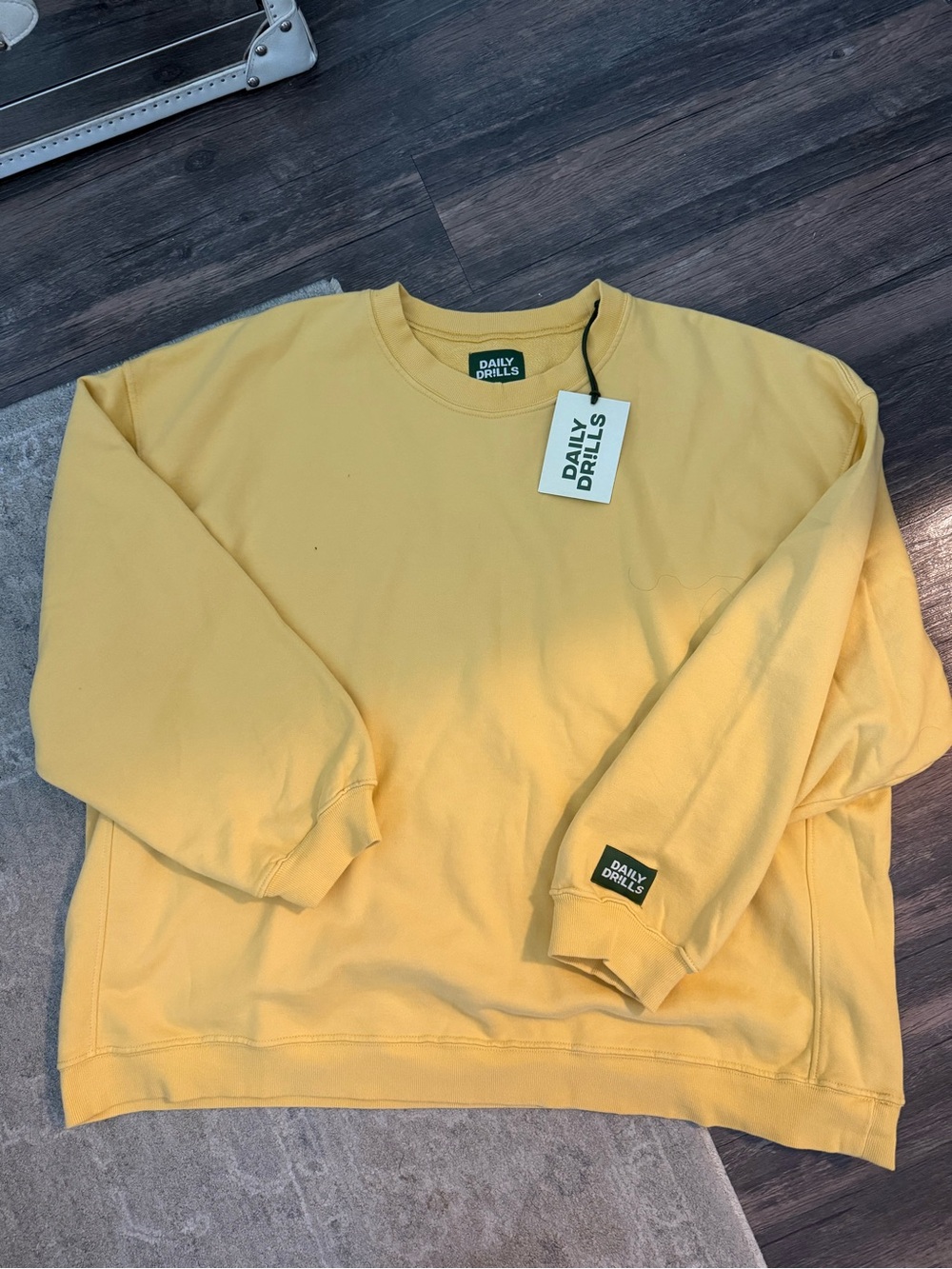 Daily Drills Crewneck Sweatshirt - Yellow